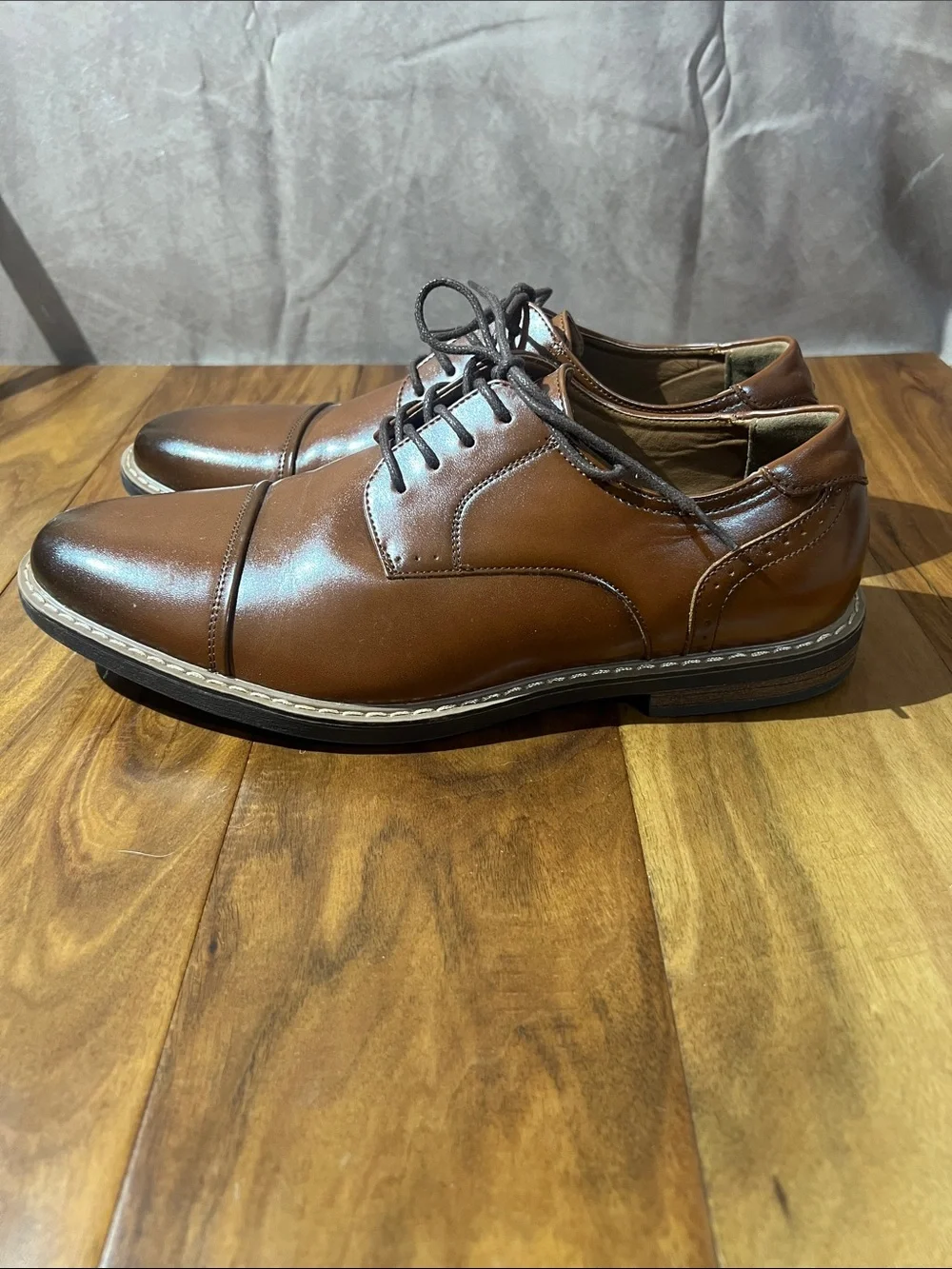 Nunn Bush® Westfield Men's Leather Cap Toe Oxford Dress Shoes